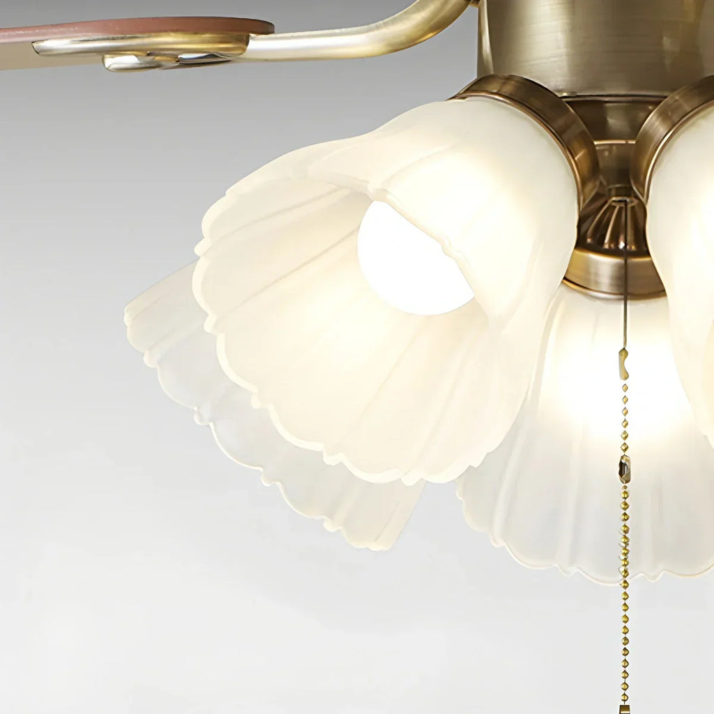 American Retro Ceiling Fan Light for Dining Room | Desfino
