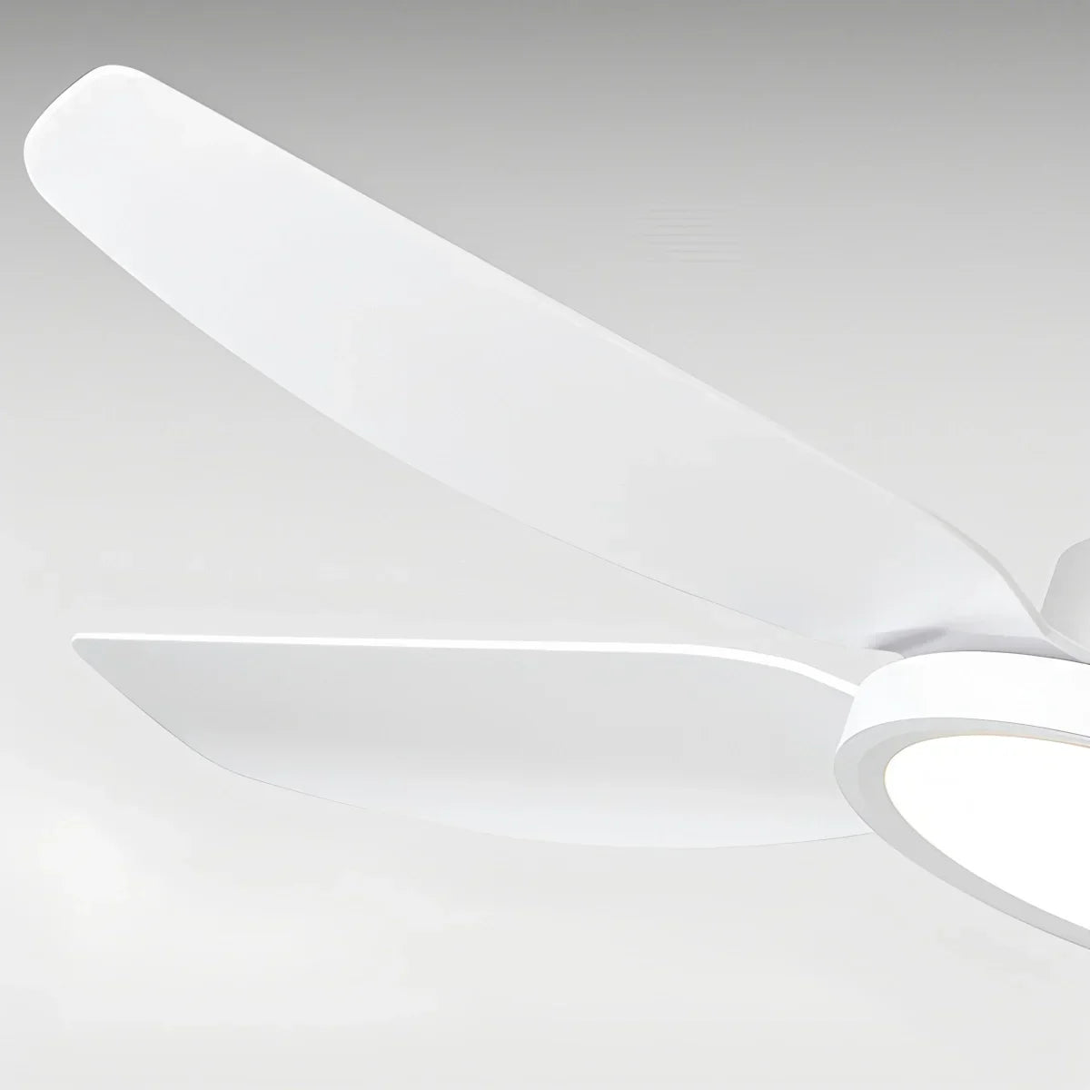 Modern White Ceiling Fans with Lights and Remote | Desfino