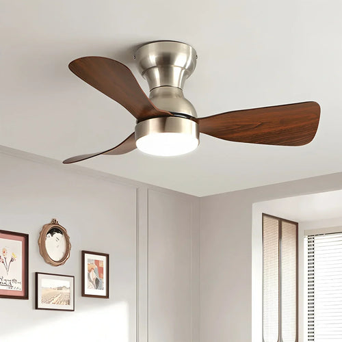 Compact Desfino Indoor Ceiling Fan With Light And Remote