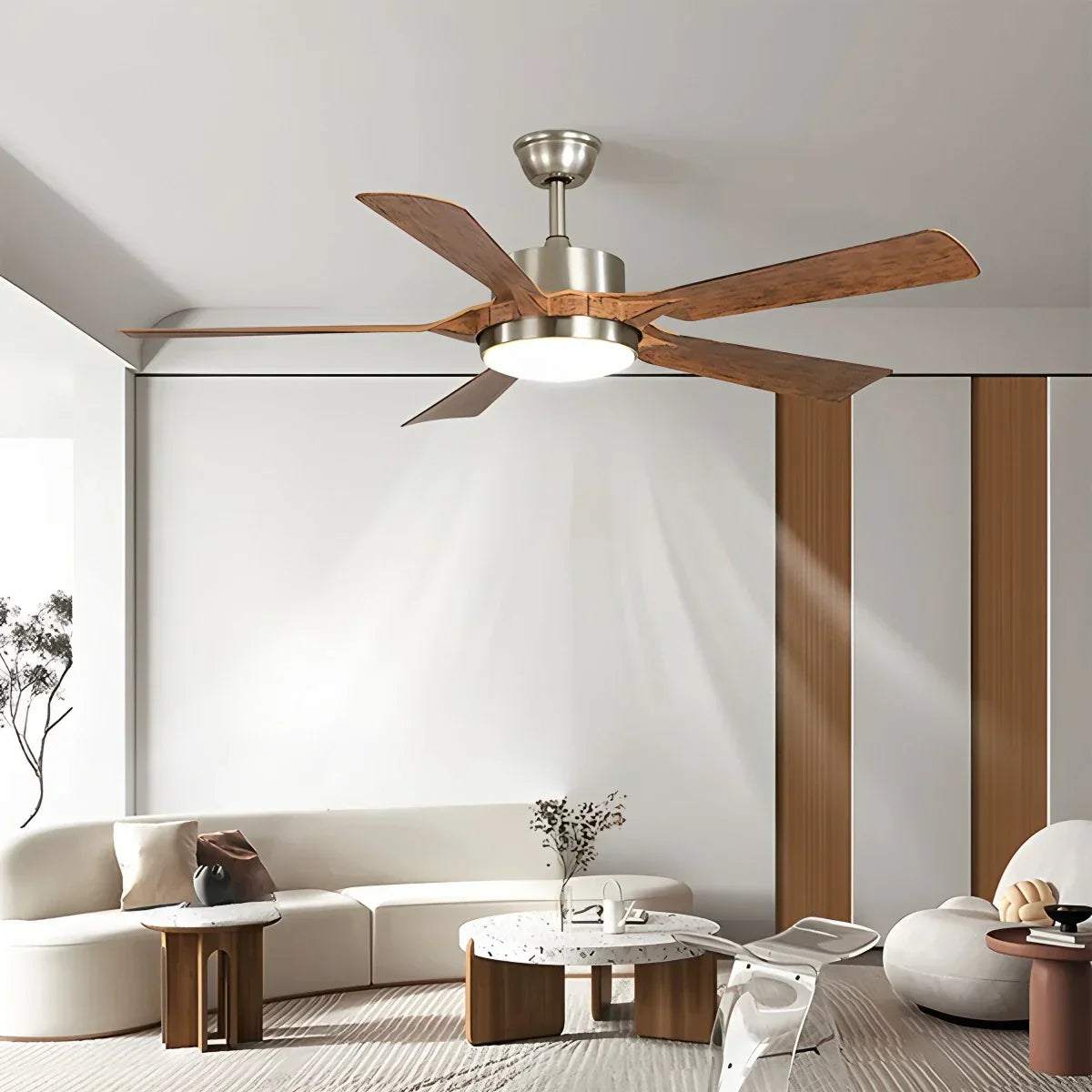 Dimmbarer Deckenventilator mit Licht und Fernbedienung | Desfino