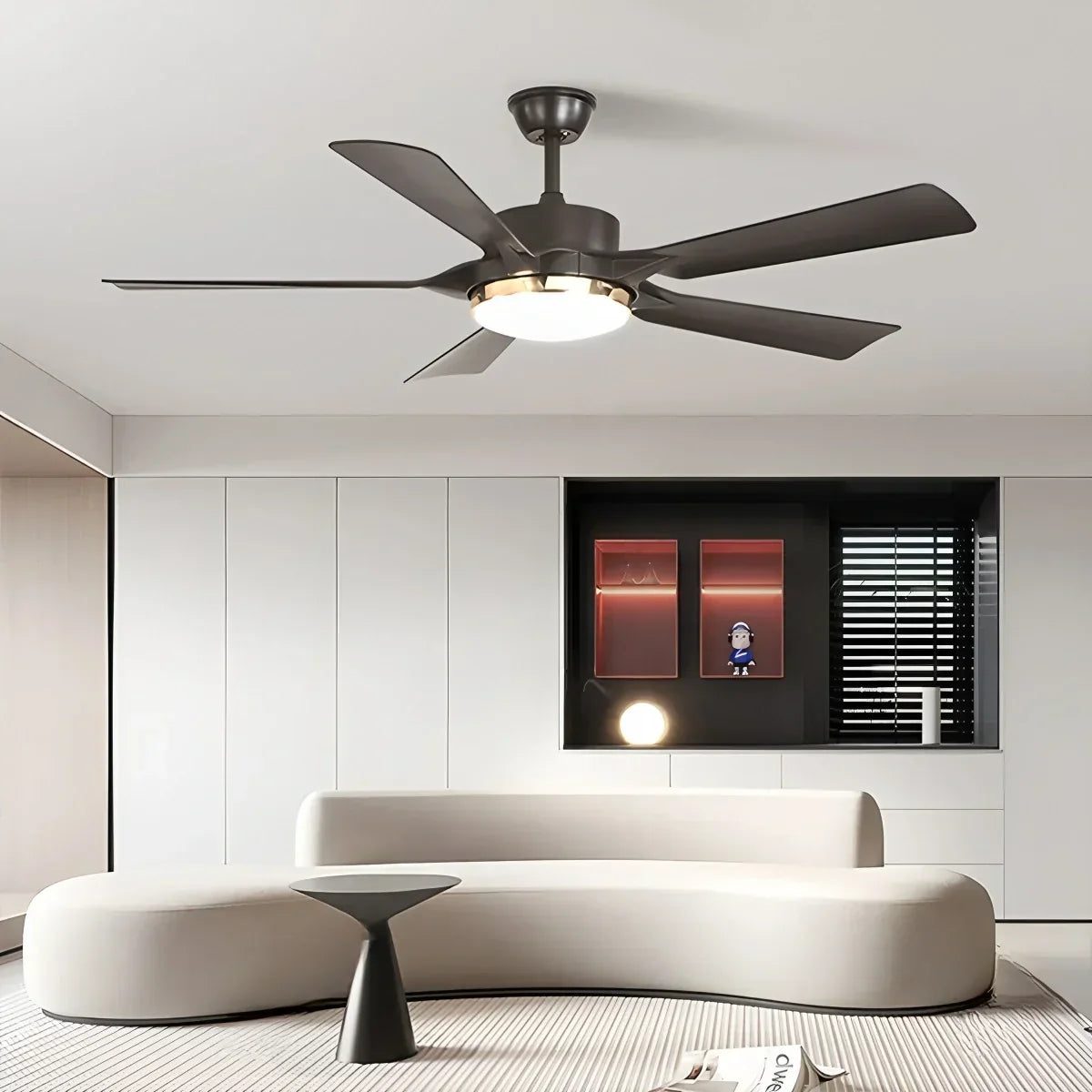 Dimmbarer Deckenventilator mit Licht und Fernbedienung | Desfino