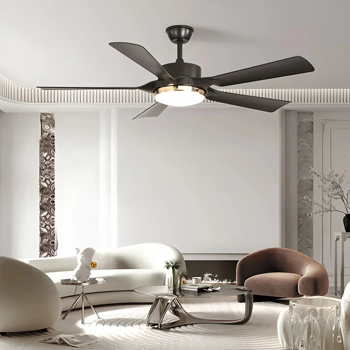 Dimmbarer Deckenventilator mit Licht und Fernbedienung | Desfino