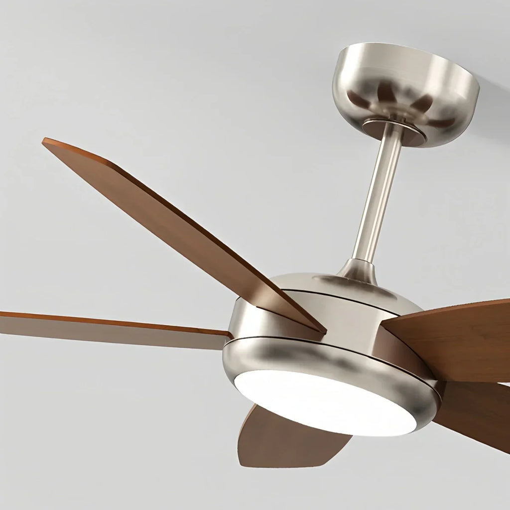 Retro American Style 5-blade Ceiling Fan Light | Desfino