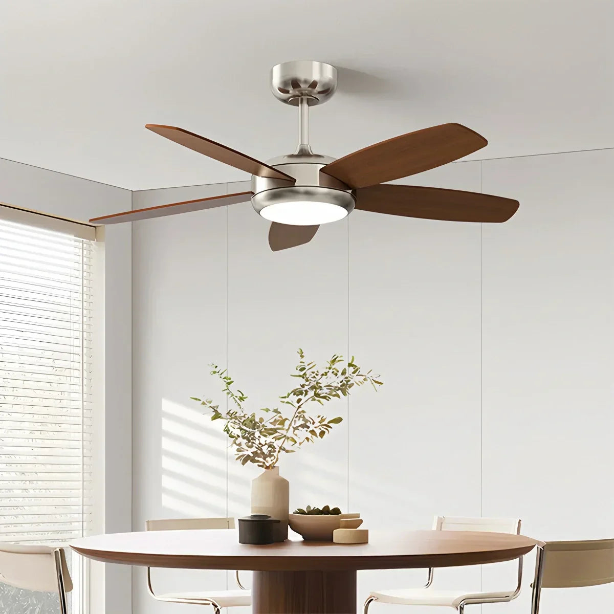 Retro American Style 5-blade Ceiling Fan Light | Desfino
