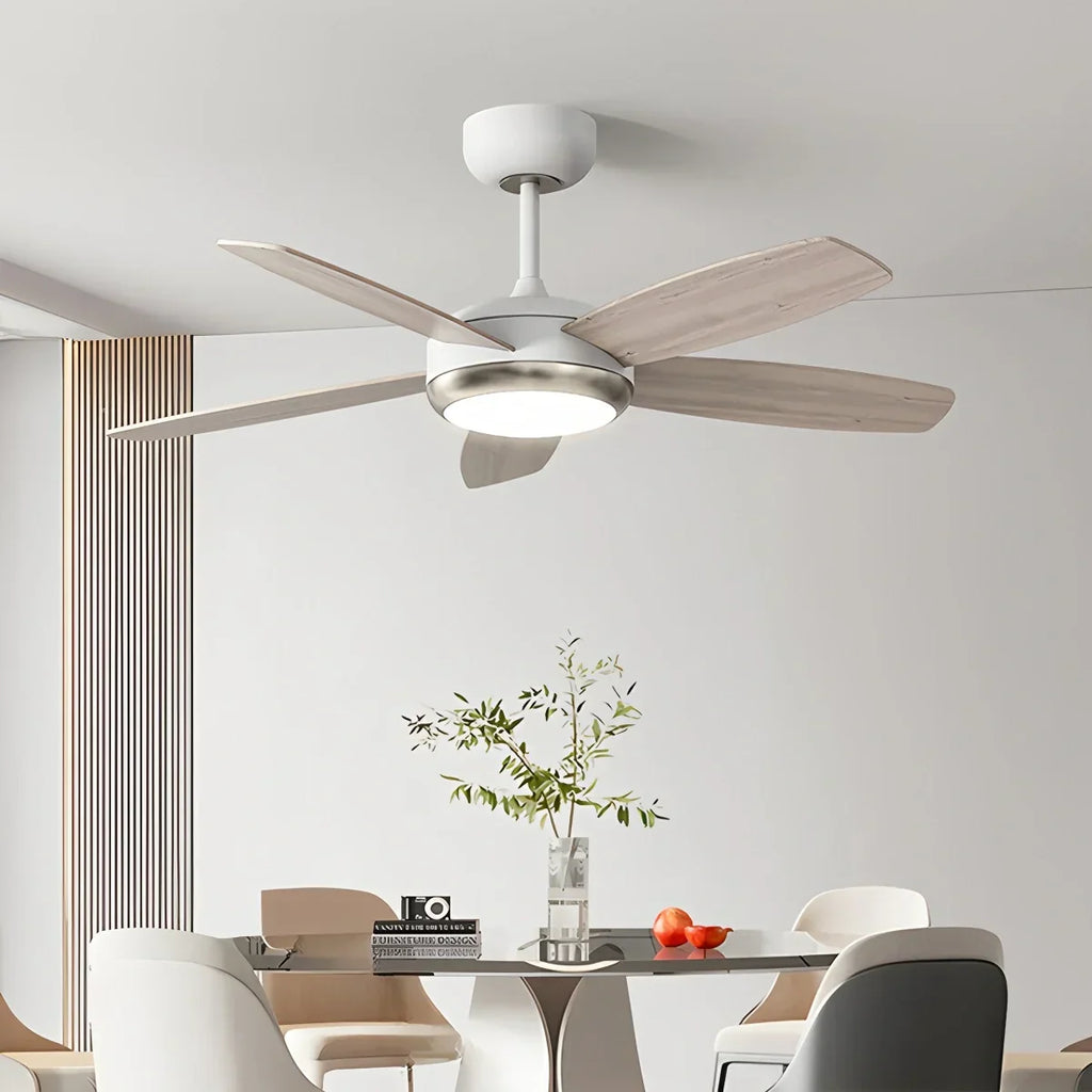 Retro American Style 5-blade Ceiling Fan Light | Desfino
