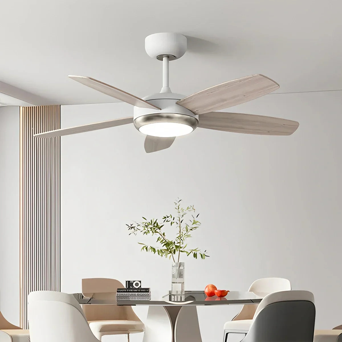 Retro American Style 5-blade Ceiling Fan Light | Desfino