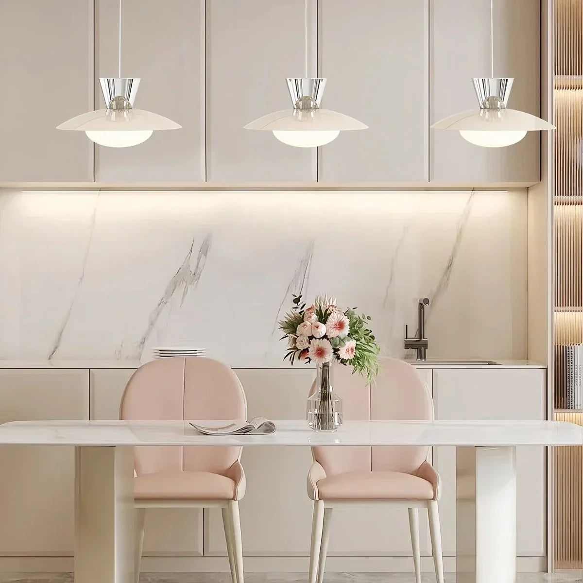 Kreative LED-Pendelleuchte im Landhausstil für die Küche | Desfino