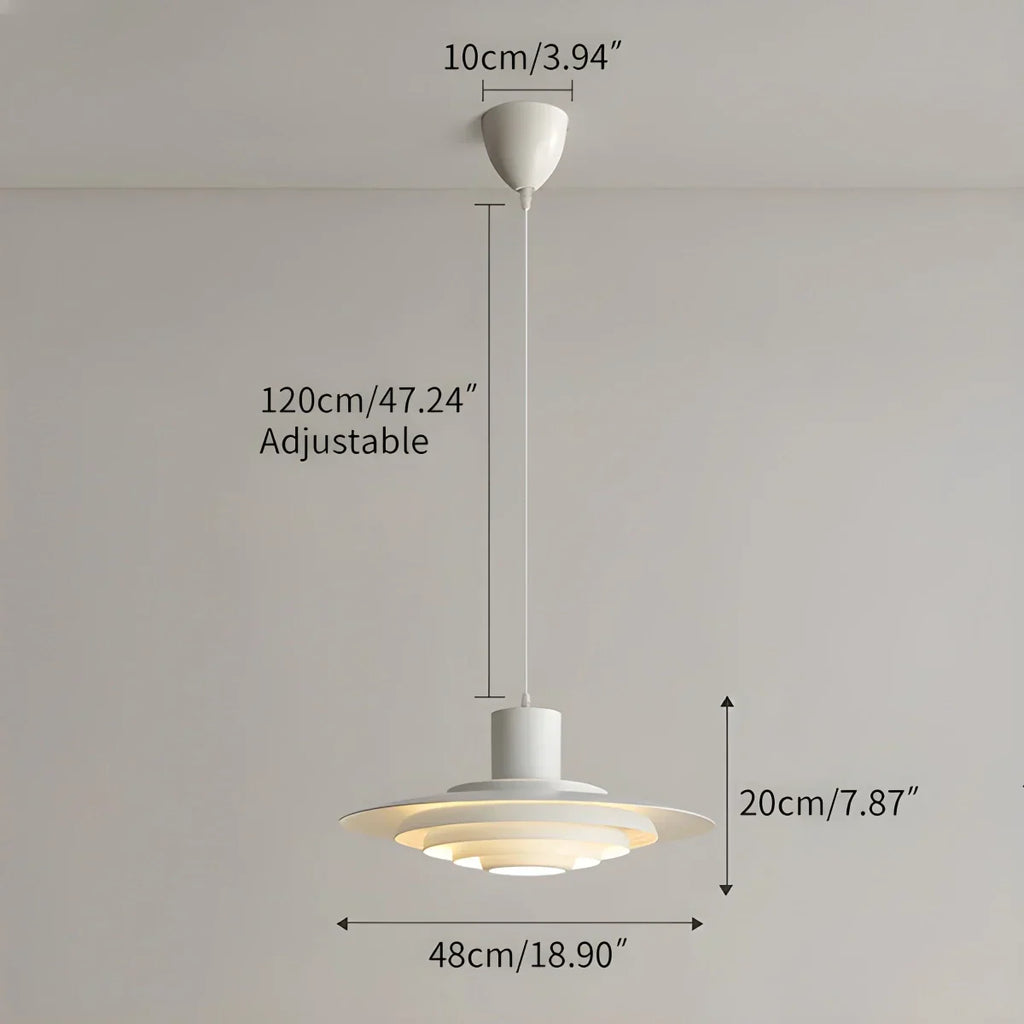 Nordic Cream Style UFO Pendant Lamp | Desfino