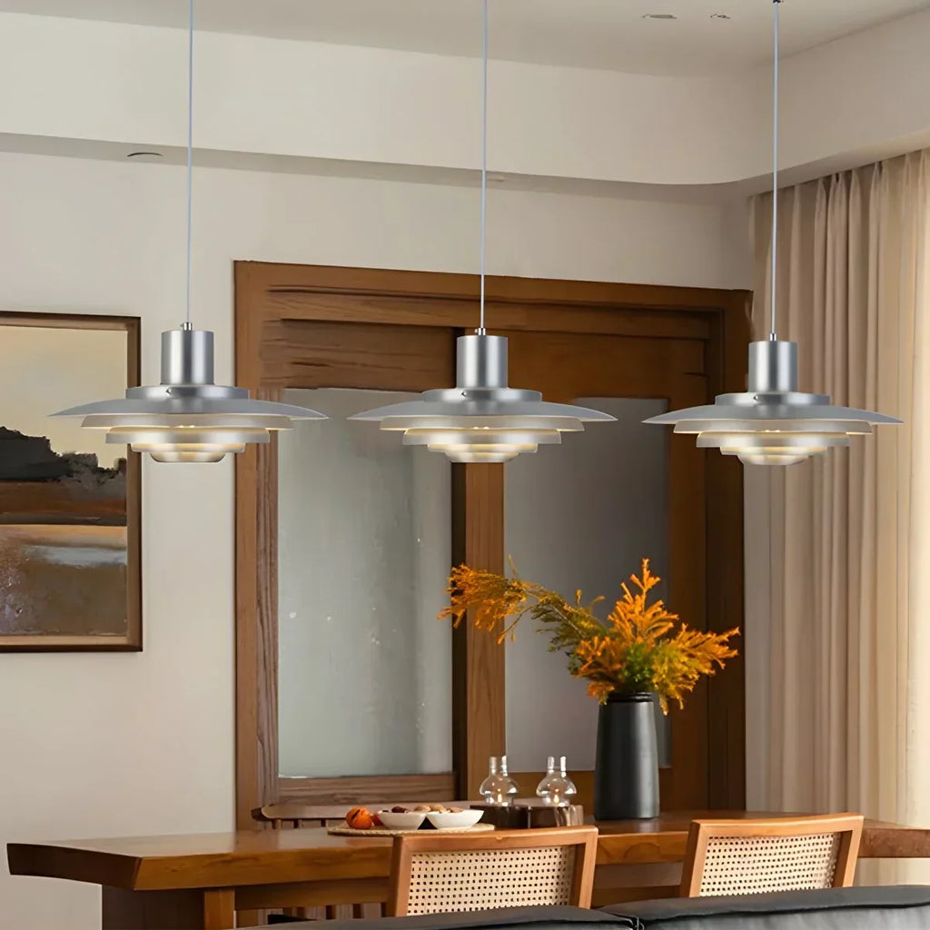 Nordic Cream Style UFO Pendant Lamp | Desfino