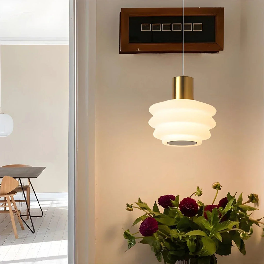 Nordic Cream Style LED Bedroom Small Pendant Light | Desfino