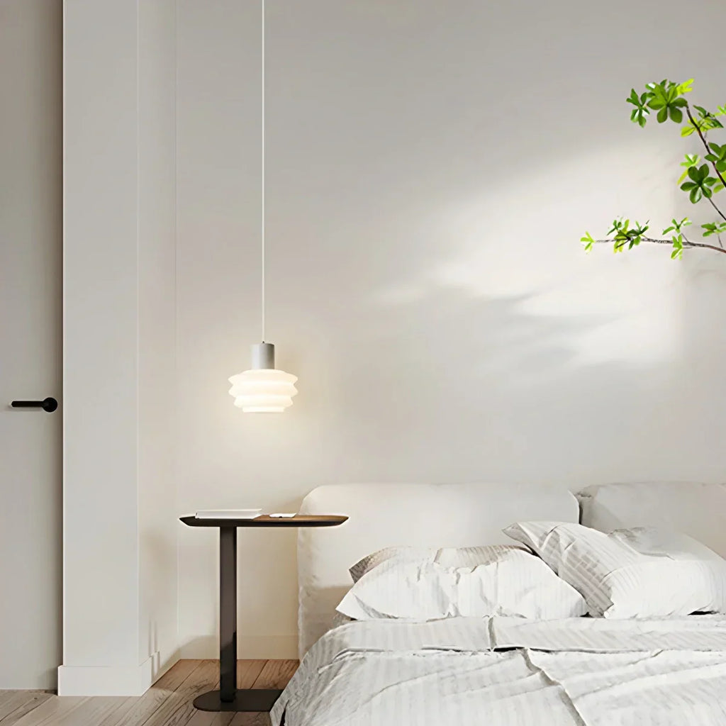 Nordic Cream Style LED Bedroom Small Pendant Light | Desfino