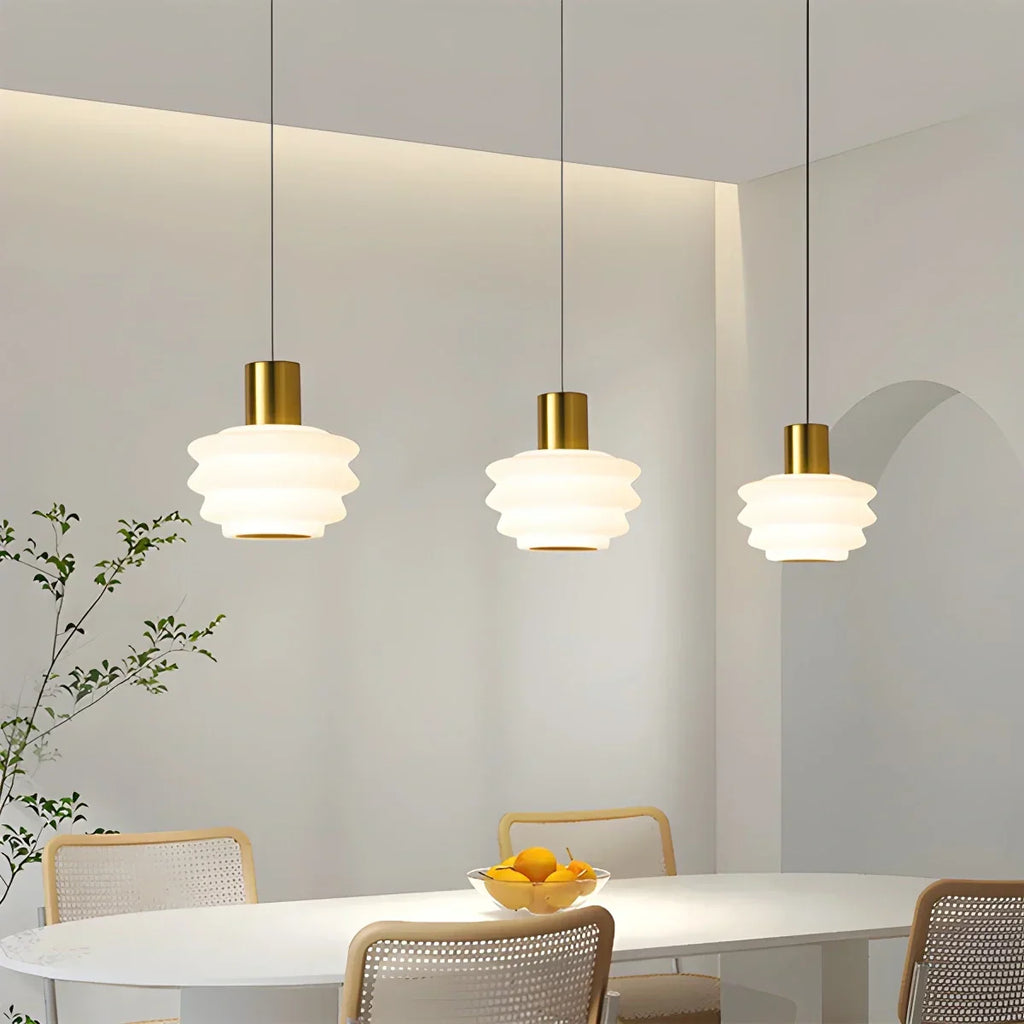 Nordic Cream Style LED Bedroom Small Pendant Light | Desfino