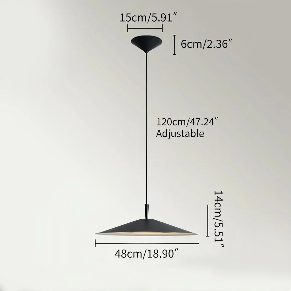 Minimalist Flying Saucer Pendant Light for Dining Room | Desfino