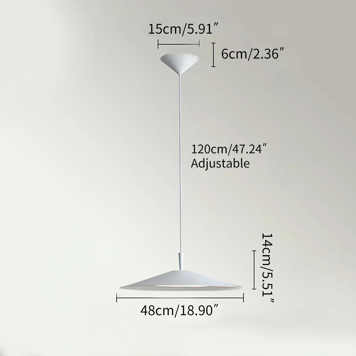 Minimalist Flying Saucer Pendant Light for Dining Room | Desfino
