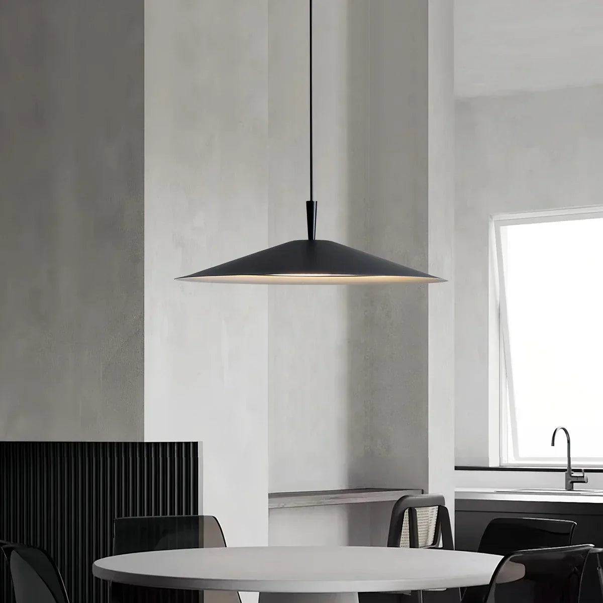 Minimalist Flying Saucer Pendant Light for Dining Room | Desfino