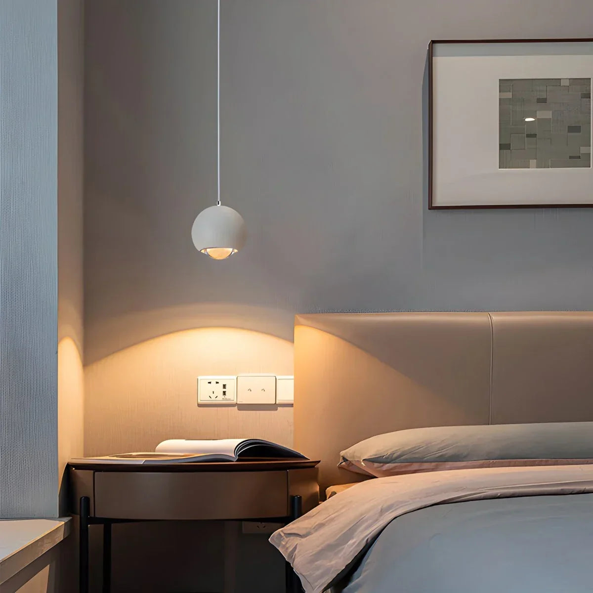 Modern Minimalist Ball Shape LED Pendant Light | Desfino