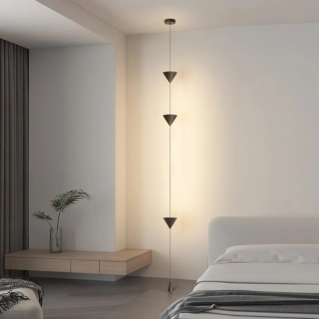 Cone Desigh Hanging Cable Floor Lamp | Desfino
