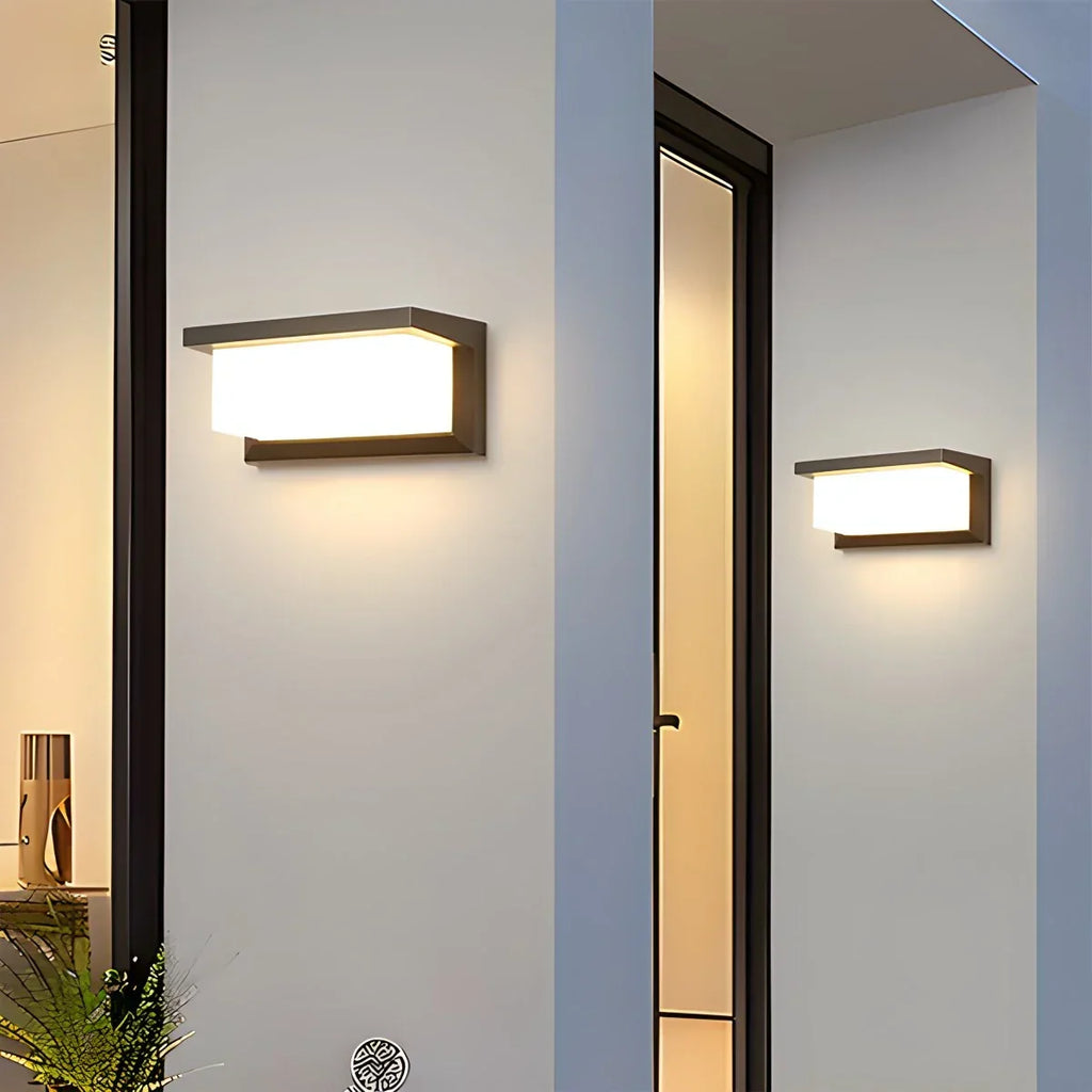 Modern Outdoor LED Waterproof Wall Sconce Porch Light | Desfino