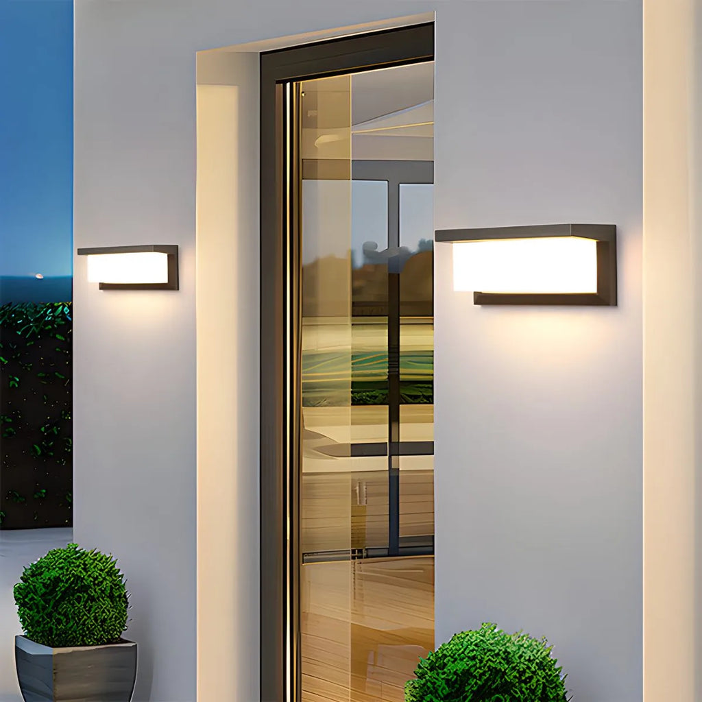 Modern Outdoor LED Waterproof Wall Sconce Porch Light | Desfino