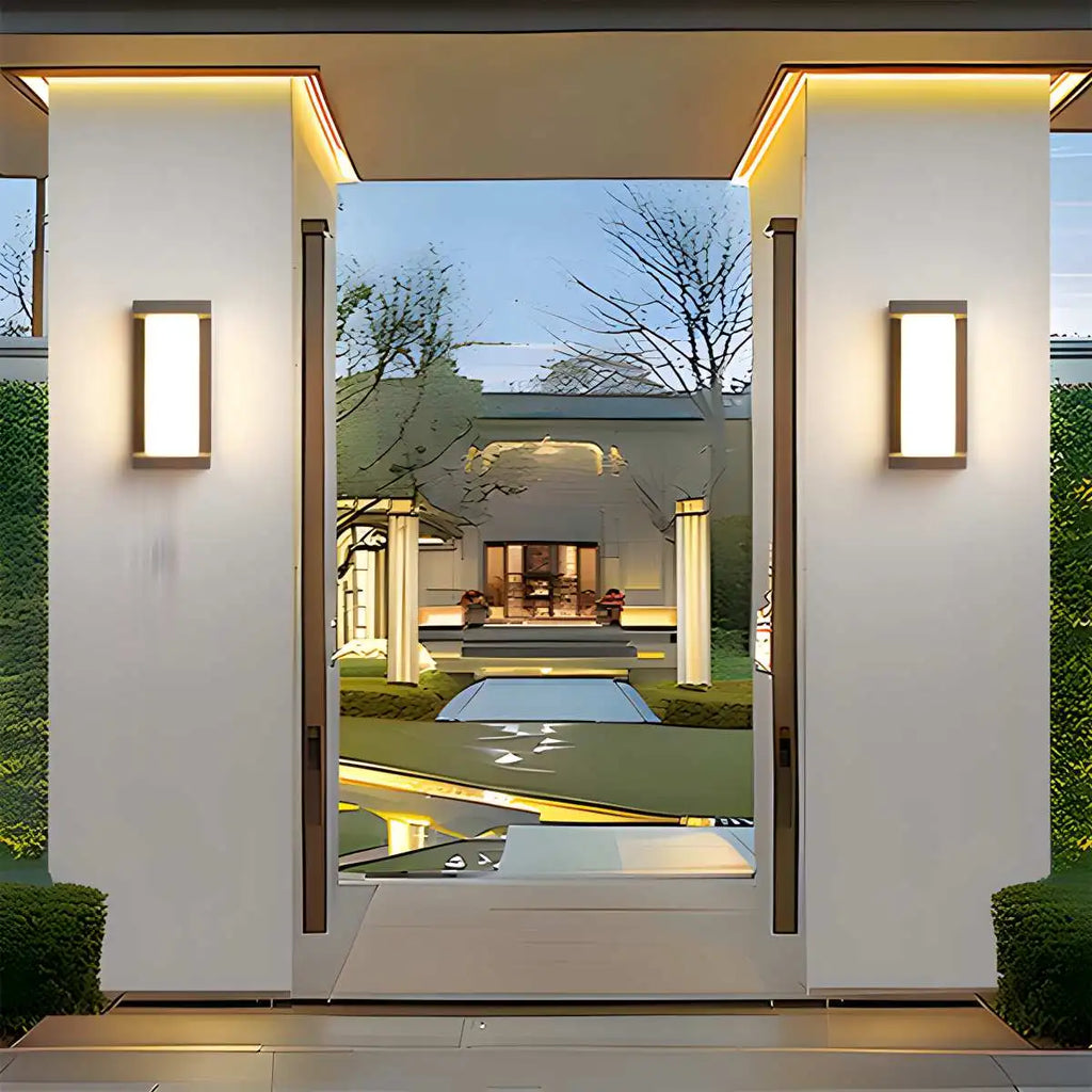 Modern Outdoor LED Waterproof Wall Sconce Porch Light | Desfino