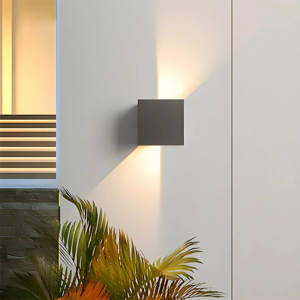 Wasserdichte LED-Gartenwandleuchte aus Aluminium für den Außenbereich | Desfino