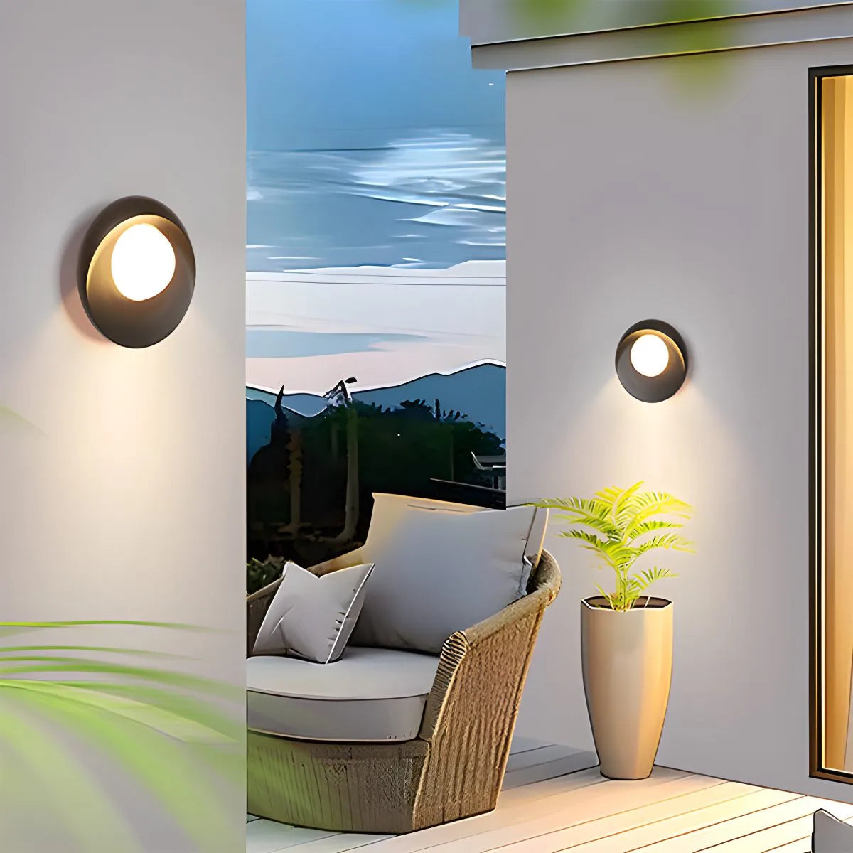 Outdoor Waterproof Garden Decorative Wall Sconce | Desfino