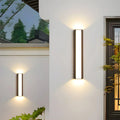 Wasserdichte LED-Wandleuchte aus Aluminium mit Lichtleiste für den Außenbereich | Desfino