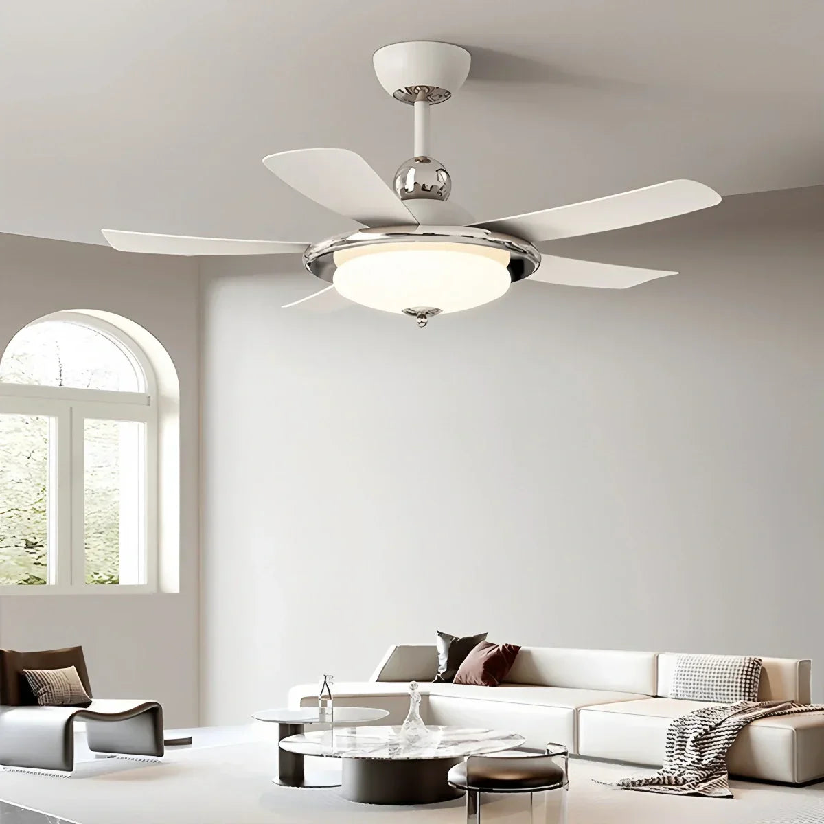 Leiser Deckenventilator mit Licht und Fernbedienung | Desfino