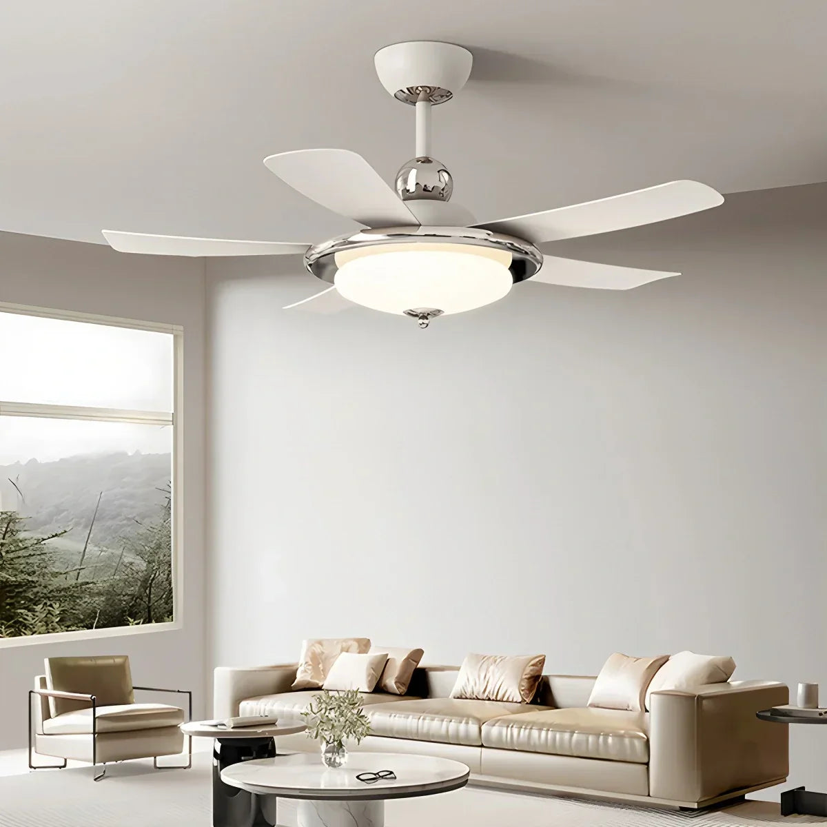 Leiser Deckenventilator mit Licht und Fernbedienung | Desfino