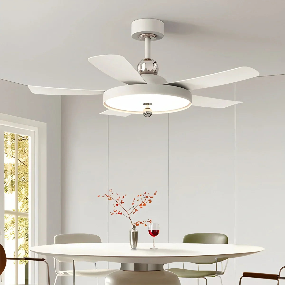 Leiser Deckenventilator mit Licht und Fernbedienung | Desfino