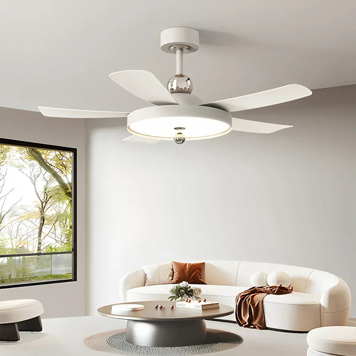 Leiser Deckenventilator mit Licht und Fernbedienung | Desfino