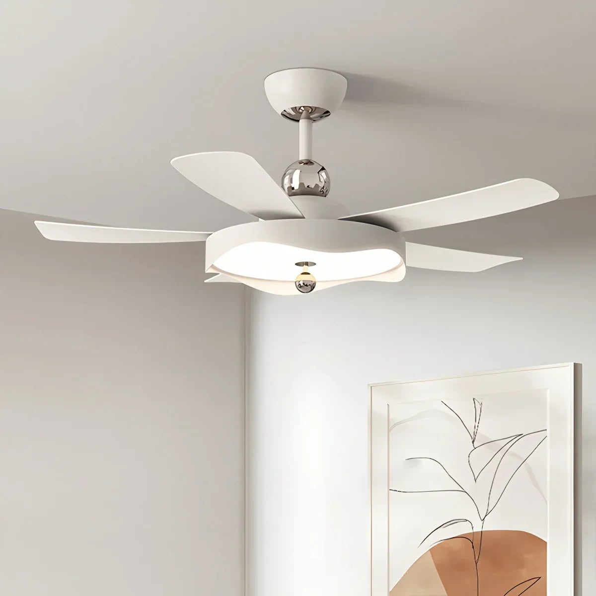 Leiser Deckenventilator mit Licht und Fernbedienung | Desfino