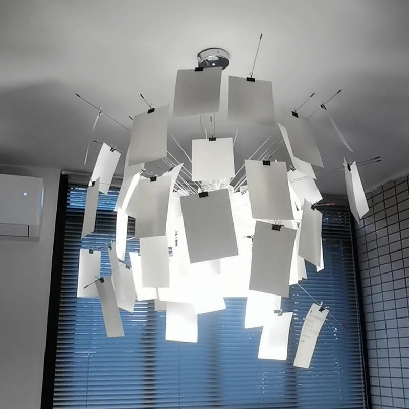 LumaCraft DIY-ljuskrona — anpassningsbar Ingo Maurer Zettel - Desfino