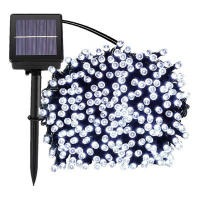 Solara 300-LED Solar Fairy Lights — Warm White Garden Decor - Desfino