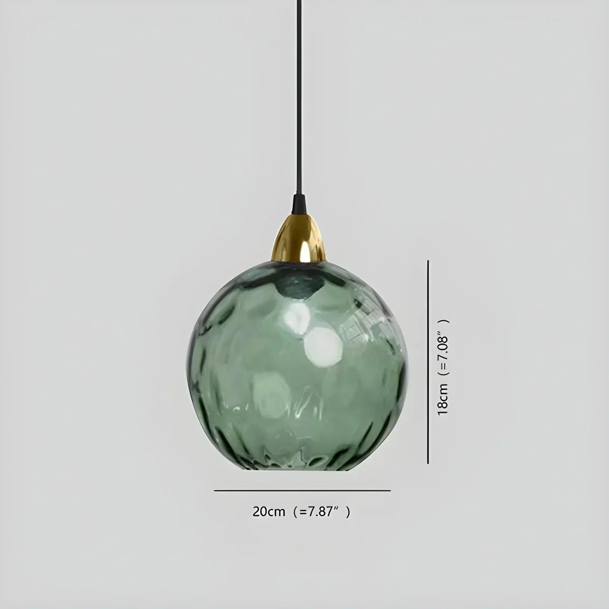 Colorful Glass Ball Pendant Light for Living Room | Desfino