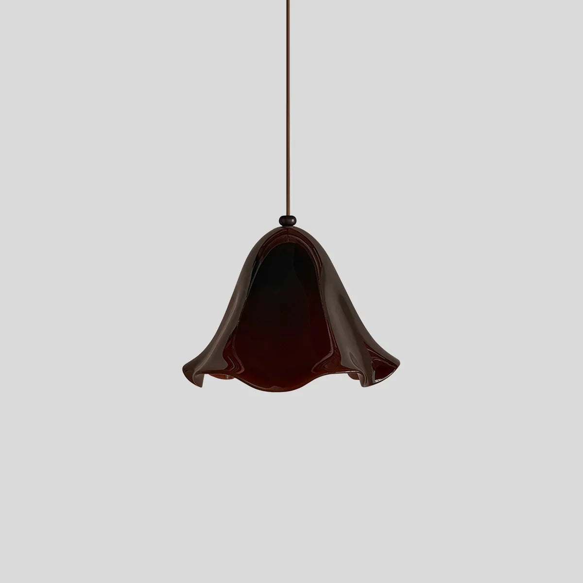 Vintage Flower Colored Glass Pendant Light | Desfino