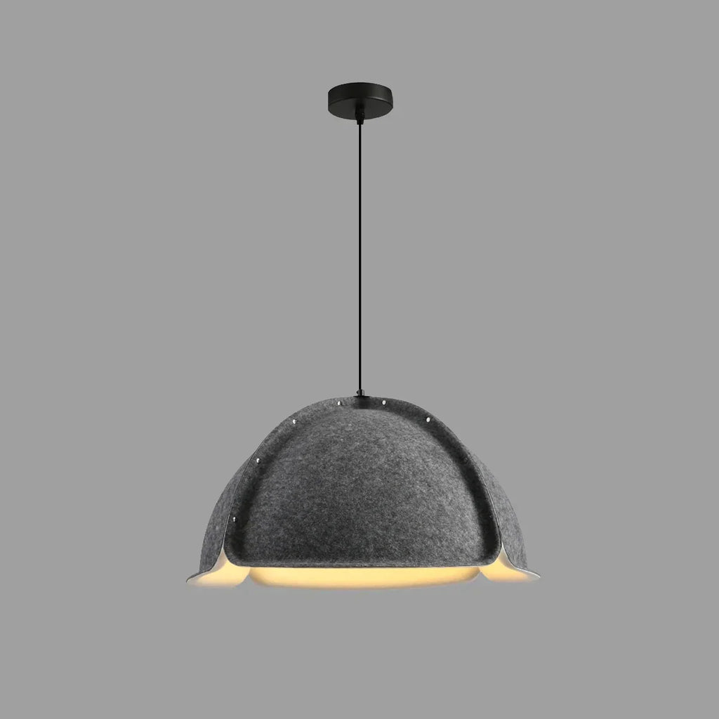 Nordische schlichte Pendelleuchte aus Filz | Desfino