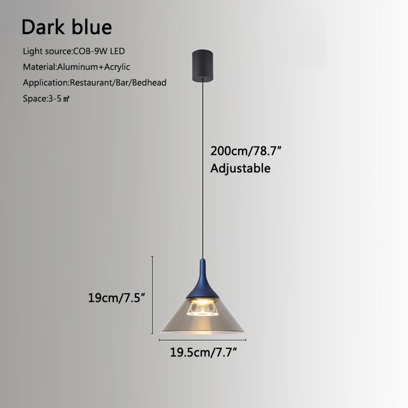 Nordic Led Art Pendant Light for Dining Room | Desfino