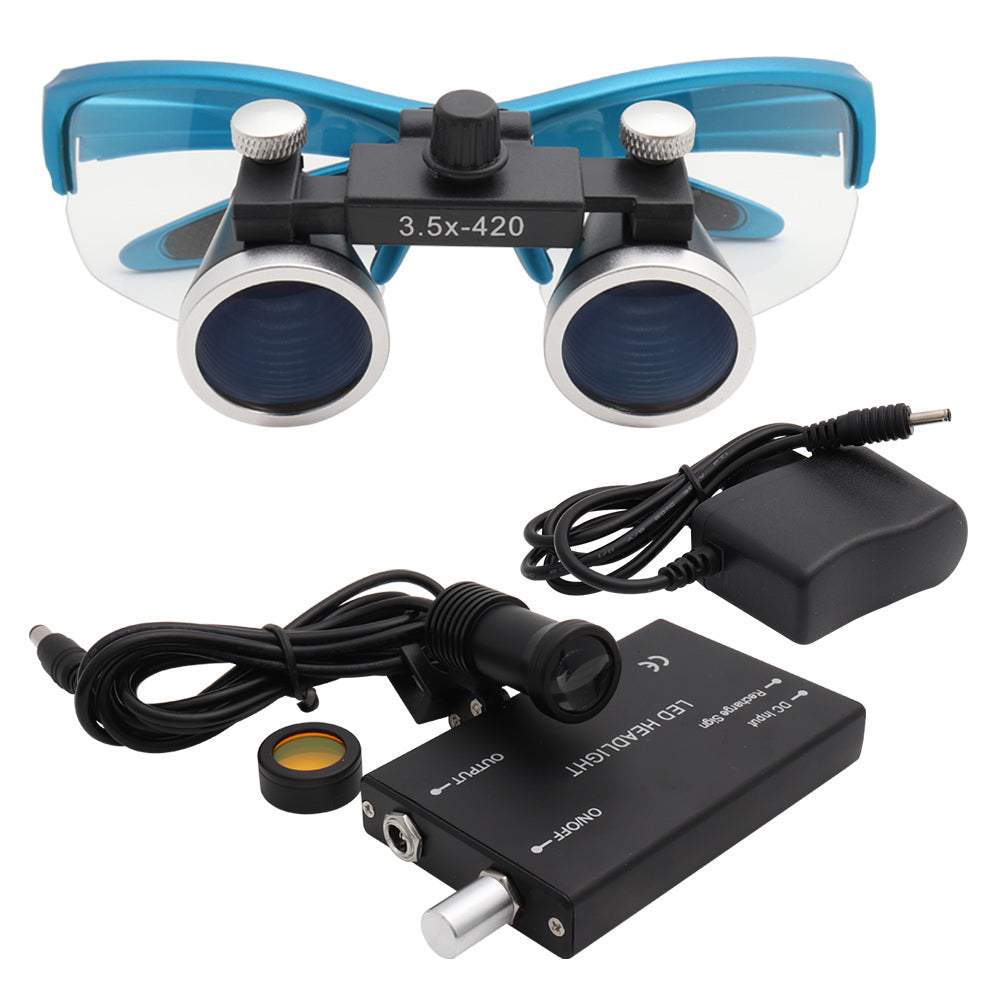 Loupes dentaires grossissantes Kirrea — LED rechargeable haute luminosité - Desfino