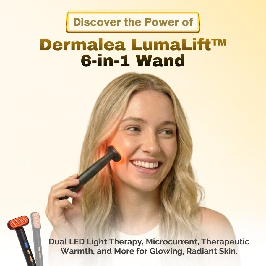 Dispositivo viso LuminaWave 6-in-1 — Trattamento professionale a casa in 5 minuti | Desfino