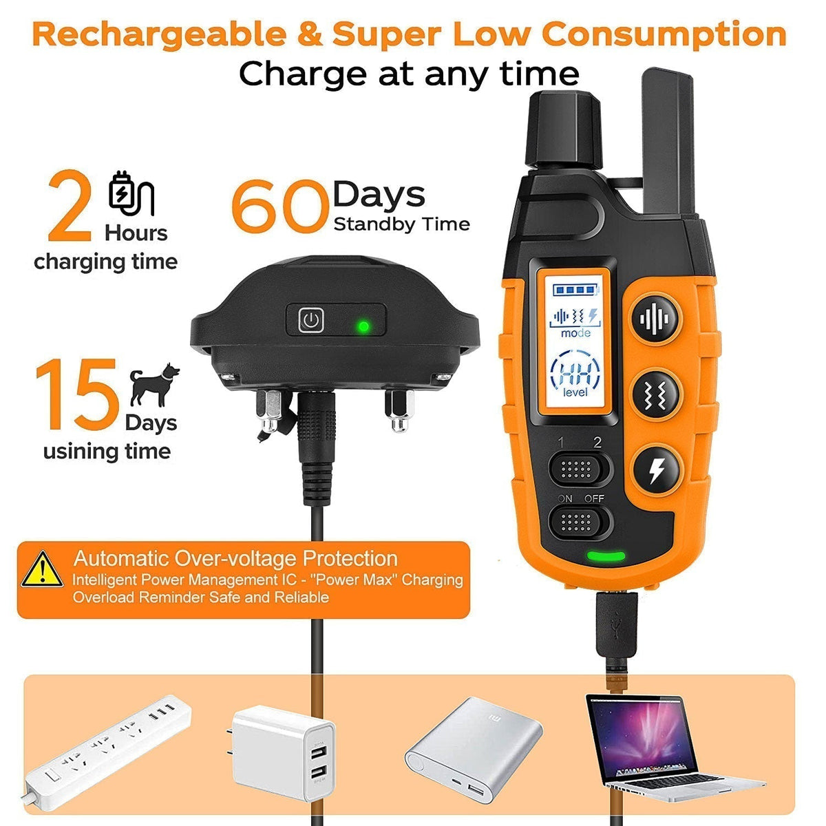 HydraPaw Pro Waterproof Remote Dog Training Collar