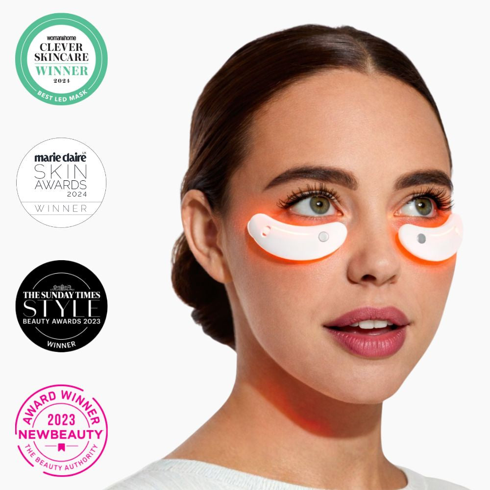 Système RadianceLift de 10 minutes à lumière rouge et microcourants pour le dessous des yeux - Desfino