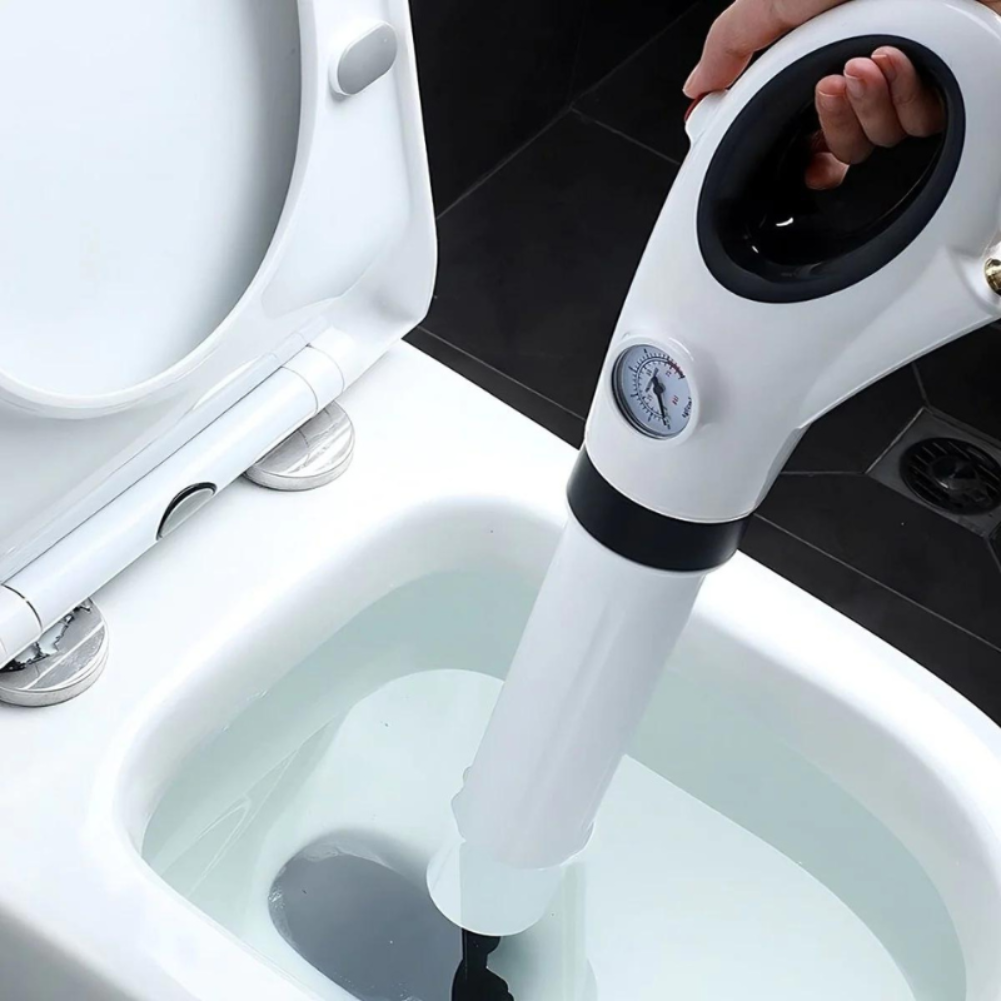 Déboucheur à piston haute pression HydraHero — déboucheur de toilettes et de canalisations à action rapide, sans produits chimiques