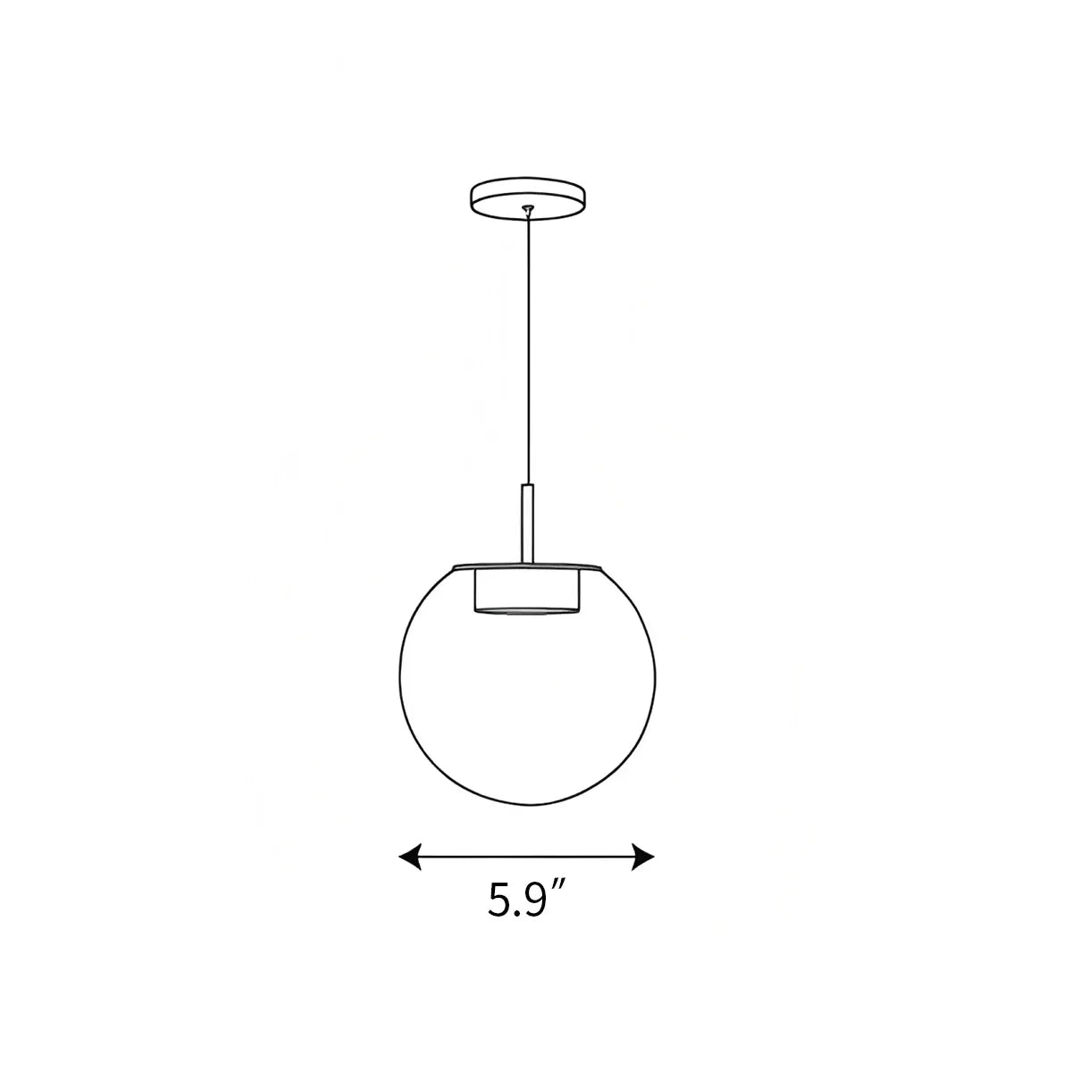 Orbis Pendant Lamp for Dining Room | Desfino