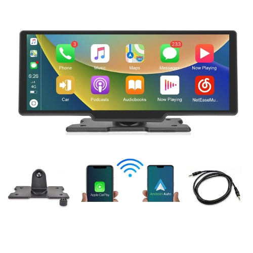 צג מגע Orion בגודל 10.26" עם CarPlay אלחוטי ו-Android Auto | Desfino
