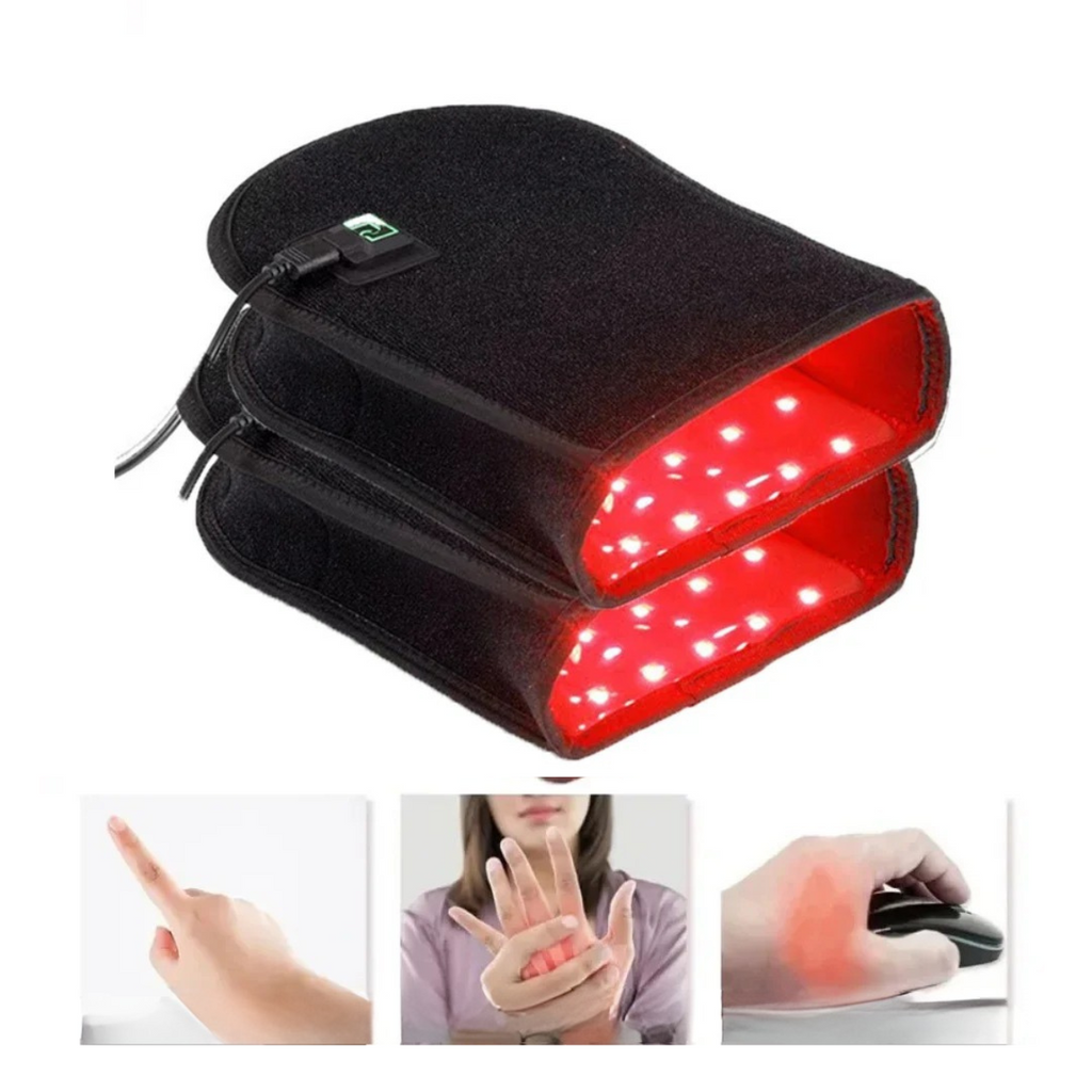 TheraLux-rødlysterapihandske — 630 nm og 850 nm LED'er - Desfino