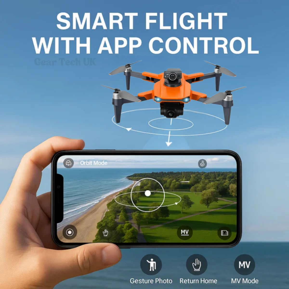 Altaris Aero Drone Pro — 8K-kameraer med dobbelt HD, GPS-stabilisering, lang batteritid