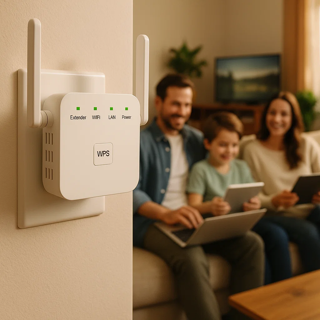 AeroLink Dual-Band 5G WiFi-forstærker — trådløs rækkeviddeforstærker på 305 meter