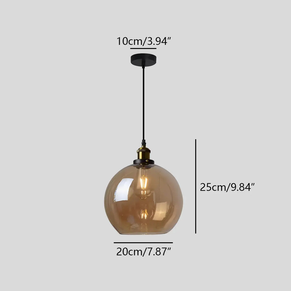 Mabel Glass Pendant Light for Kitchen Island | Desfino