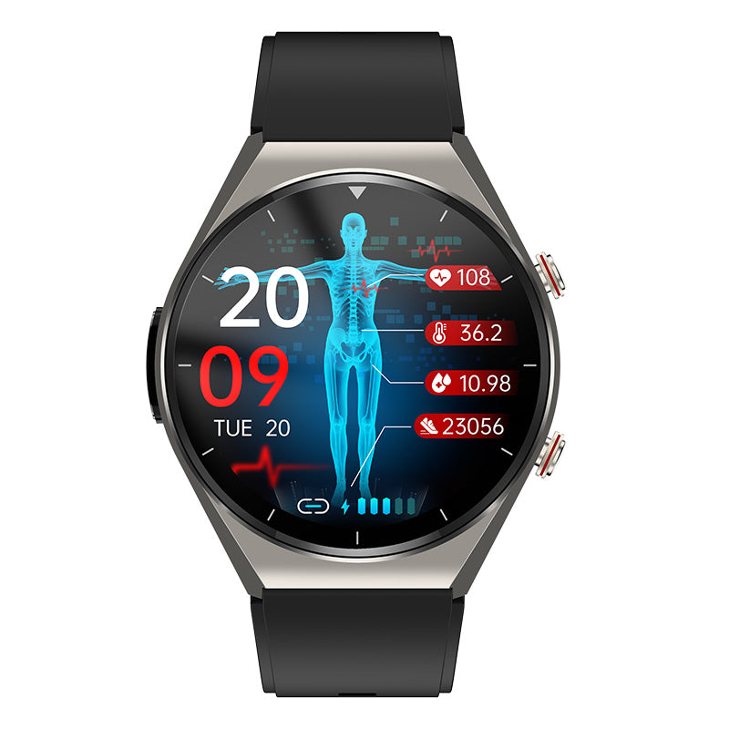 VitaPulse Pro ウォッチ — 非侵襲式血糖値・血圧・ECG・HRV・心拍数モニター - Desfino